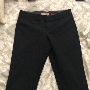 Black cropped skinny pants